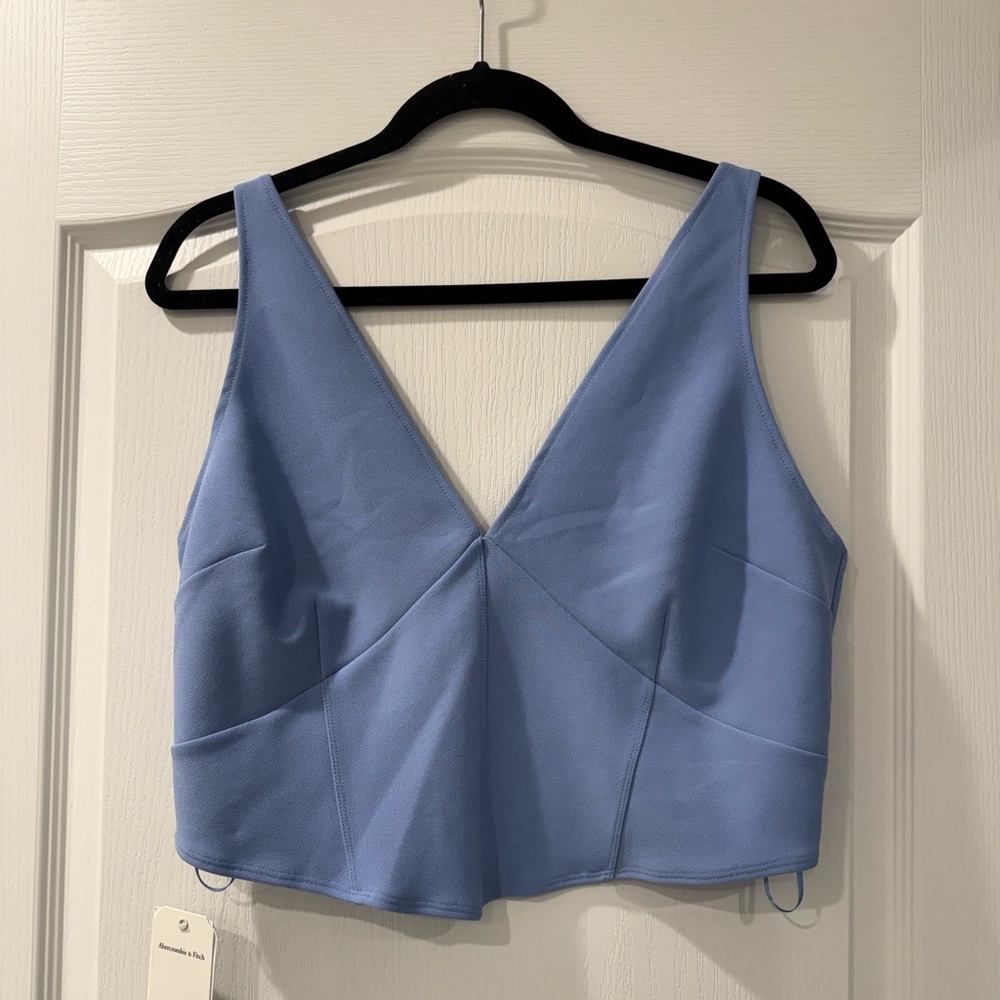 Abercrombie & Fitch Crop Top | Periwinkle Blue | XL | NWT
